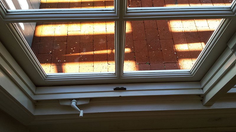 After window cleaning – interior